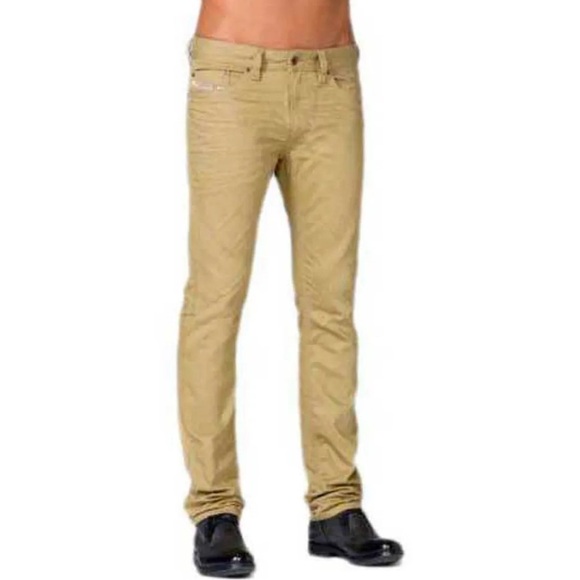 Diesel Thaver cotton 5 pocket Tan Trendy casual everyday denim stretch jean 30 - Picture 1 of 8